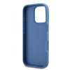 Guess GUHCP16LP4TDSCPB iPhone 16 Pro6.3 niebieski/blue hardcase Leather Metal Logo Strass Crossbody